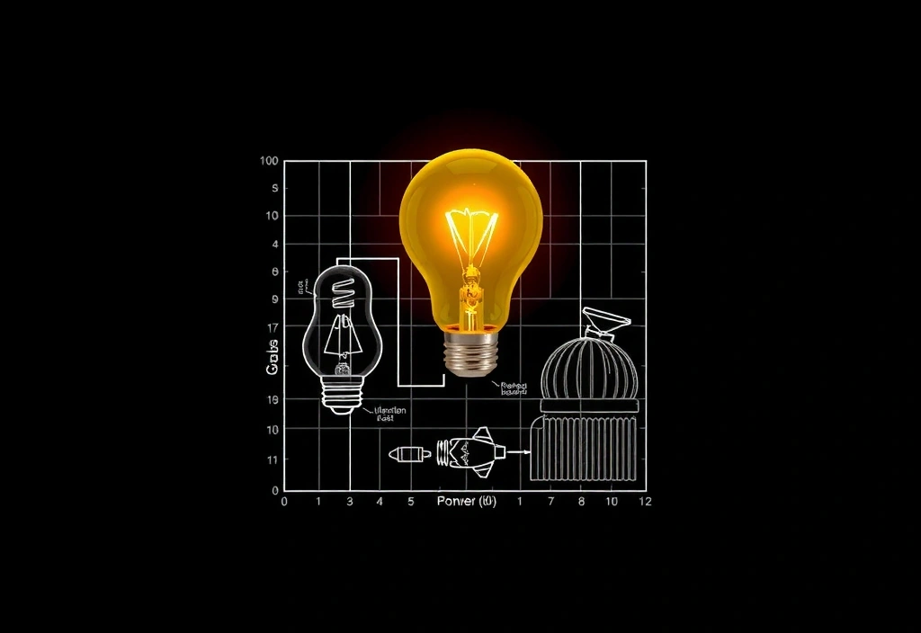 Lightbulb moment over a blueprint