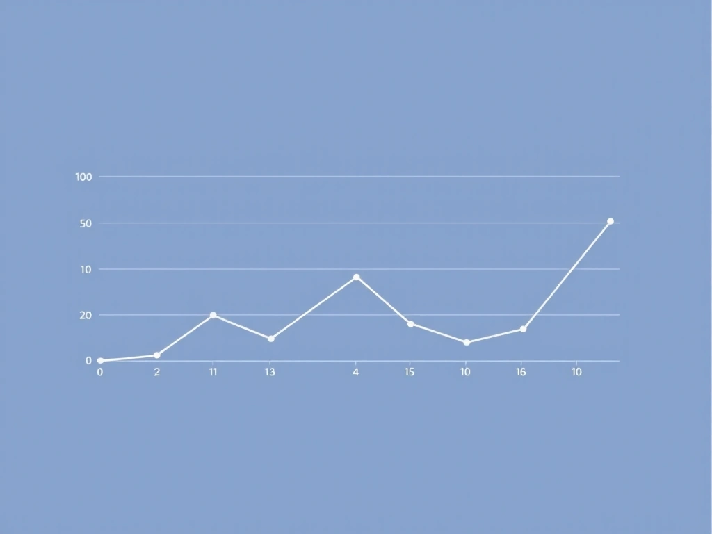Graph showing website performance metrics, with an upward trend, symbolizing performance cookies.
