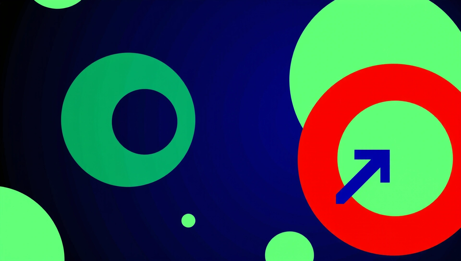 Abstract illustration of digital clocks or time-tracking interface with dark tones and green accents